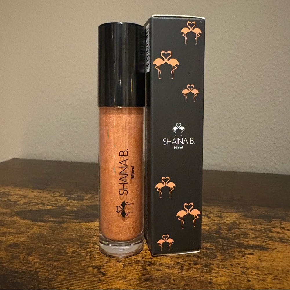 SHAINA B MIAMI FLAMINGLOW Liquid Highlighter in NUDE BEACH Full Size